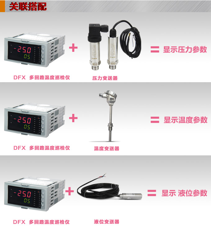 溫度巡檢儀,DFX9多回路溫度巡檢儀,多回路巡檢控制儀關(guān)聯(lián)搭配 溫度巡檢儀,DFX9多回路溫度巡檢儀,多回路巡檢控制儀關(guān)聯(lián)搭配