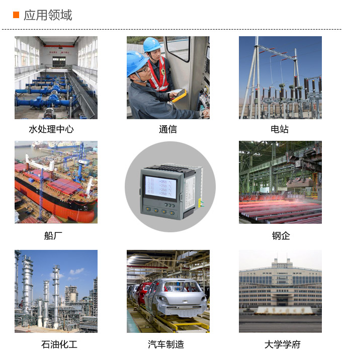 液晶漢顯控制儀，DT509四回路液晶顯示表，液晶顯示控制儀 應(yīng)用領(lǐng)域